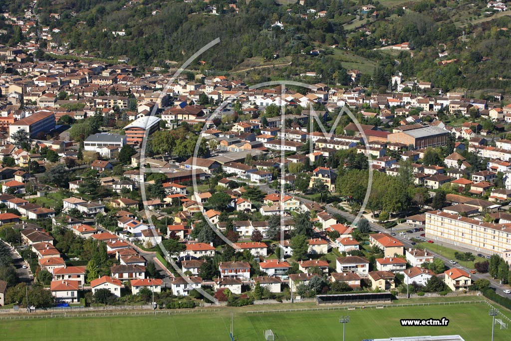 Photo arienne de Moissac