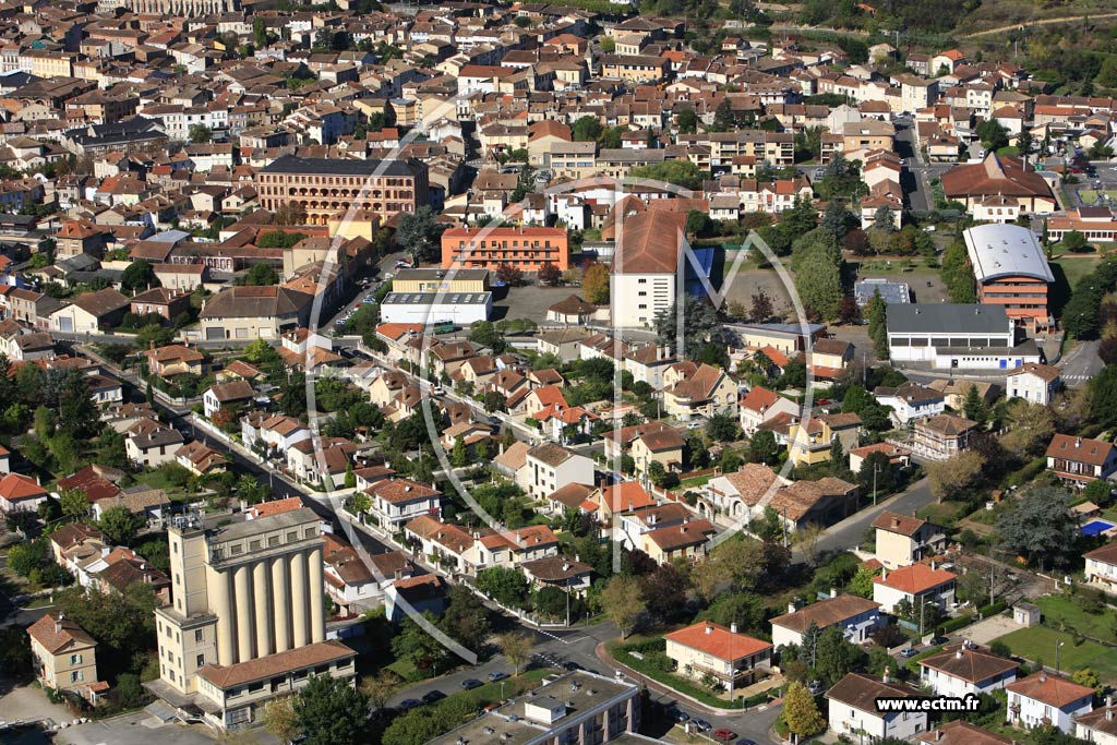 Photo arienne de Moissac