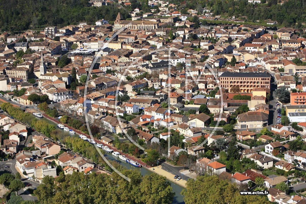 Photo arienne de Moissac