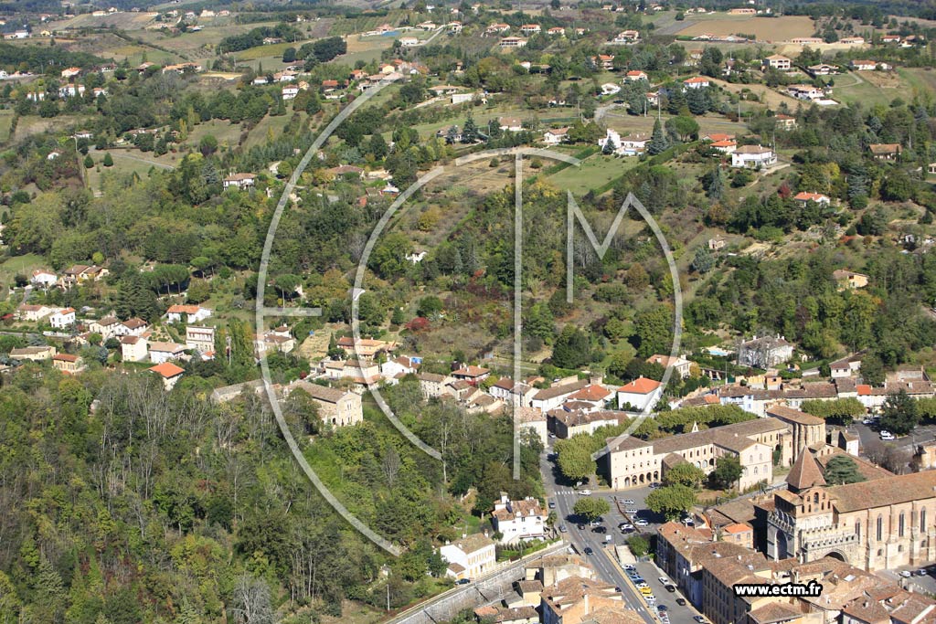 Photo arienne de Moissac