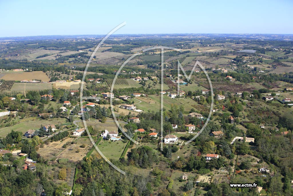 Photo arienne de Moissac