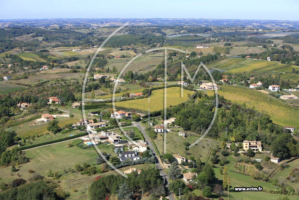 Photo arienne de Moissac