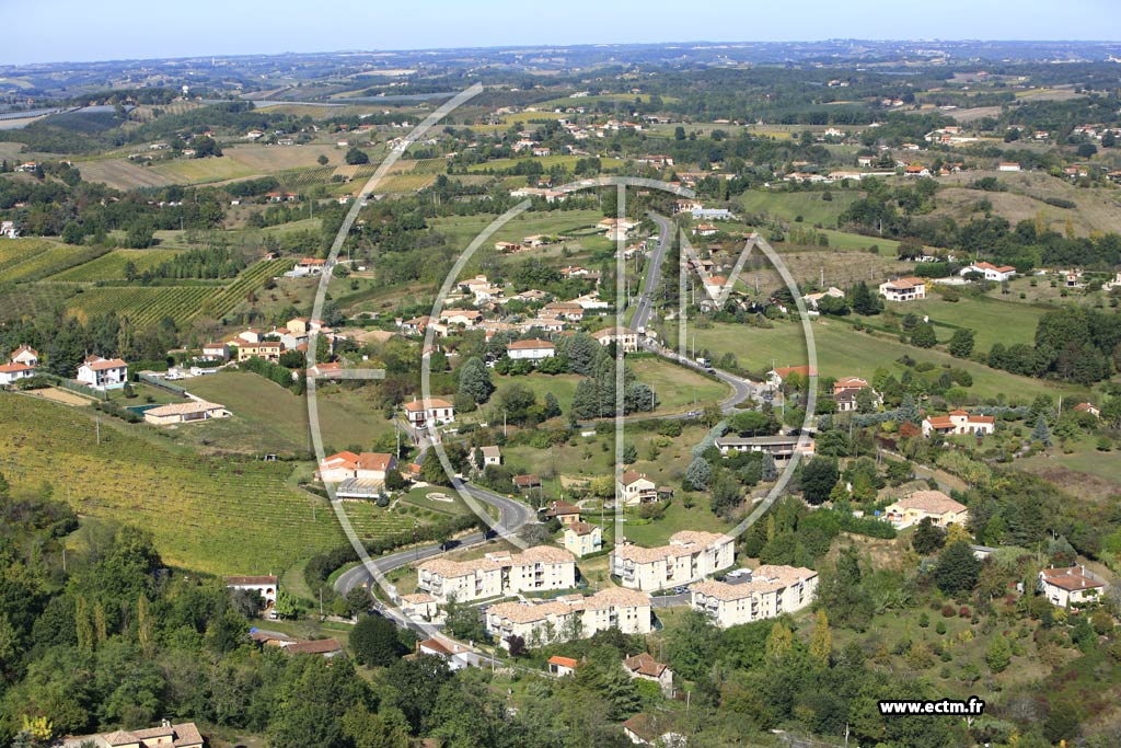 Photo arienne de Moissac