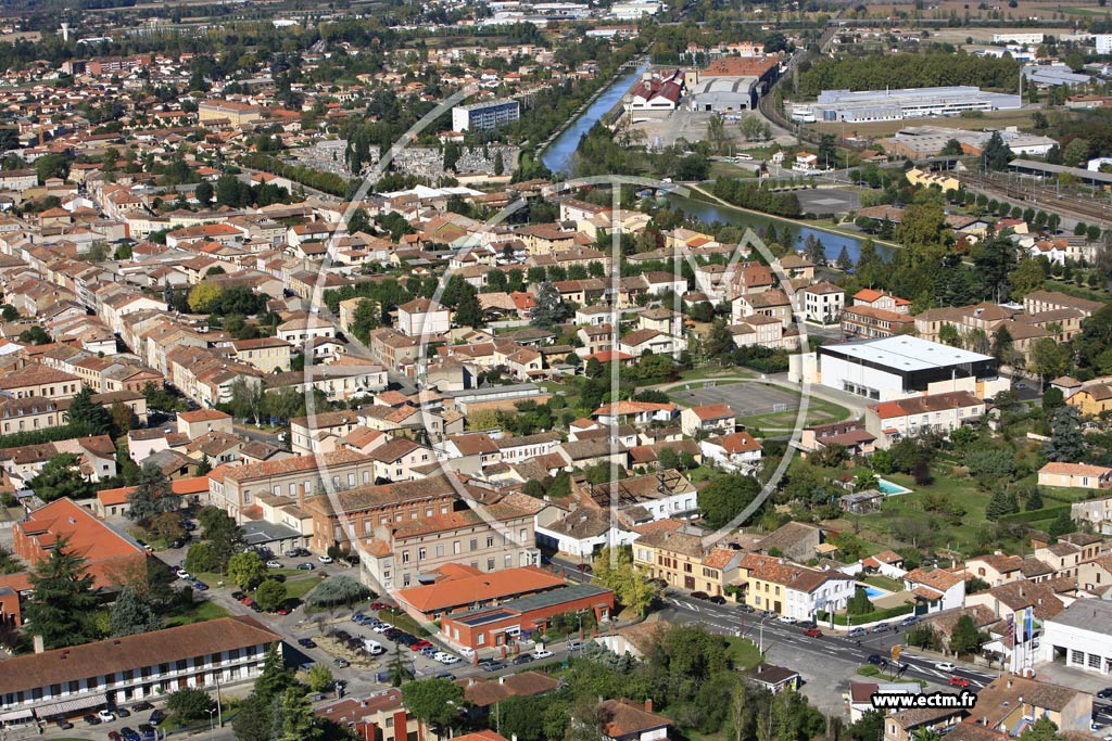 Photo arienne de Castelsarrasin