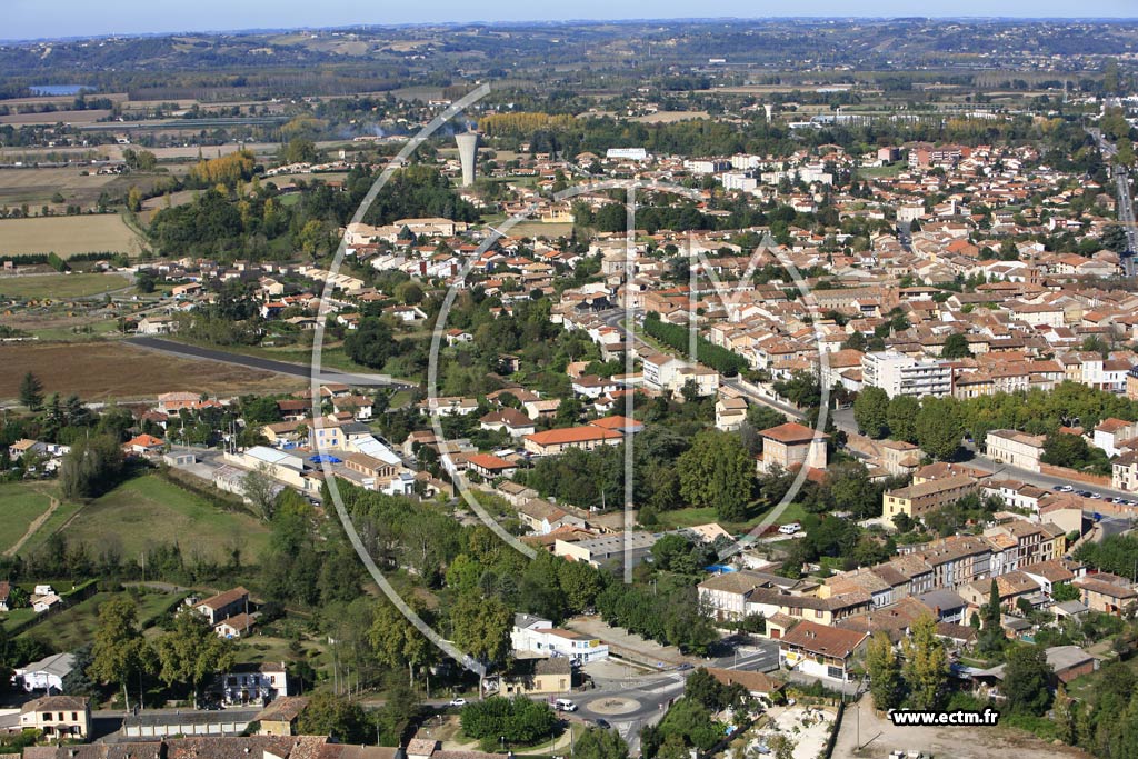 Photo arienne de Castelsarrasin