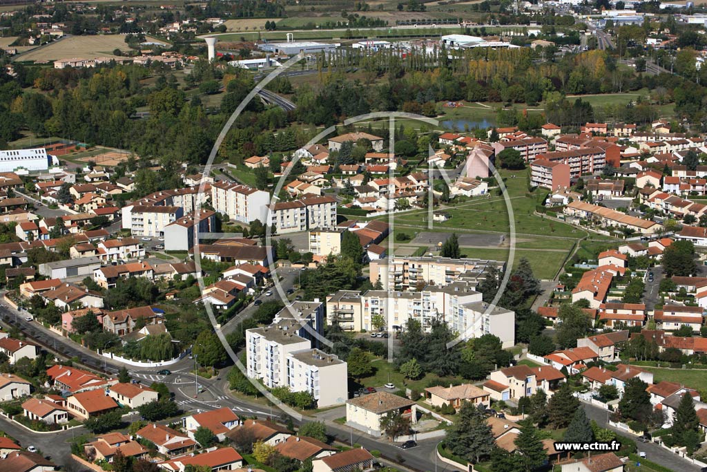 Photo arienne de Castelsarrasin