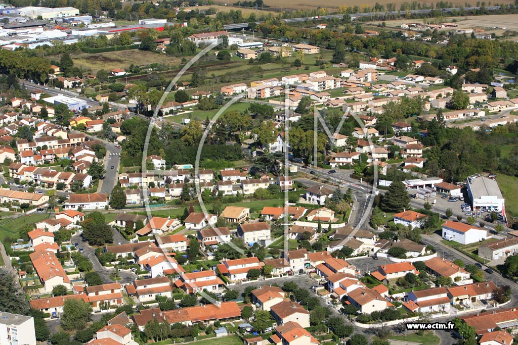 Photo arienne de Castelsarrasin