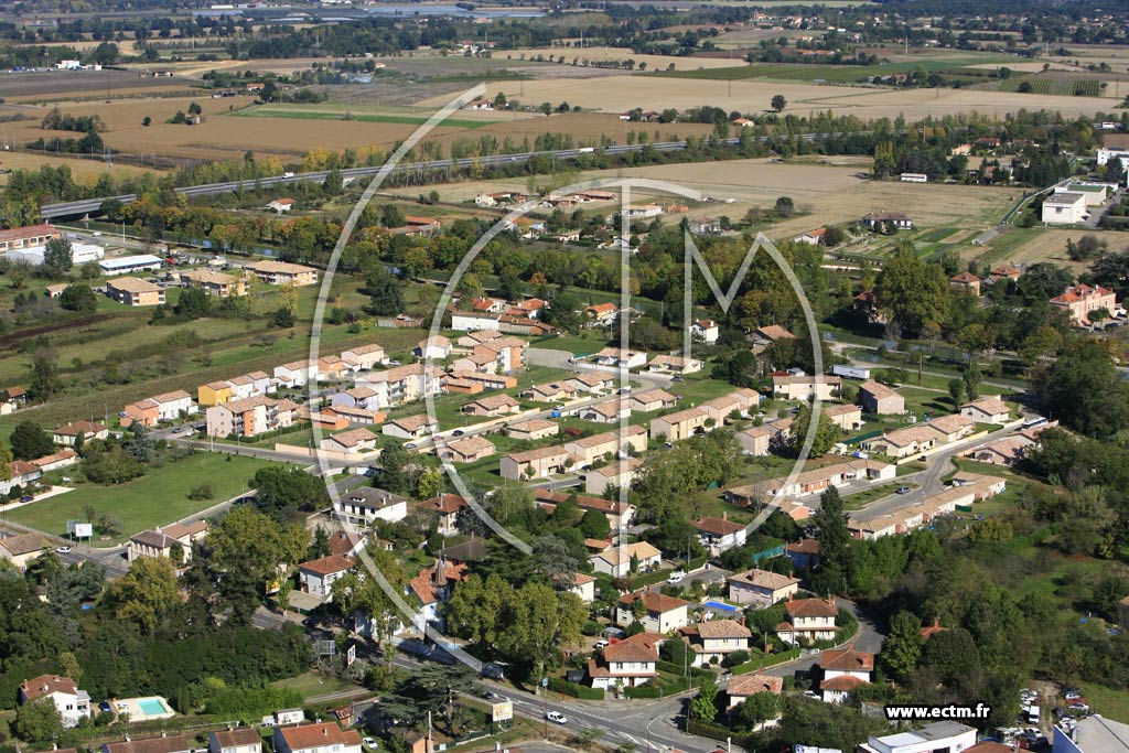 Photo arienne de Castelsarrasin