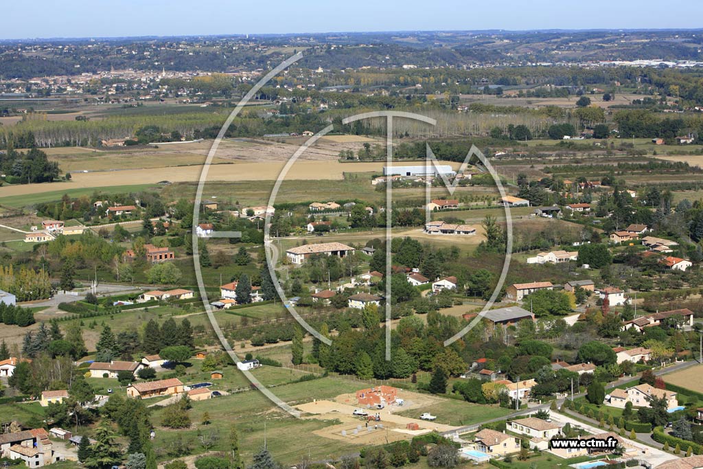 Photo arienne de Castelsarrasin