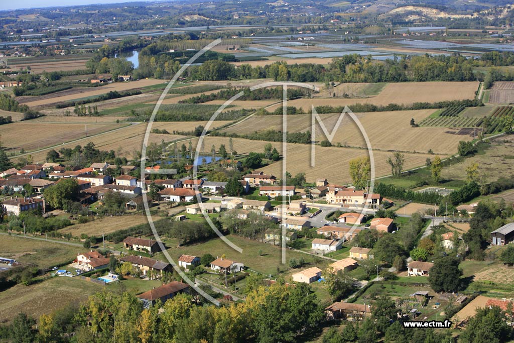 Photo arienne de Labastide Du Temple