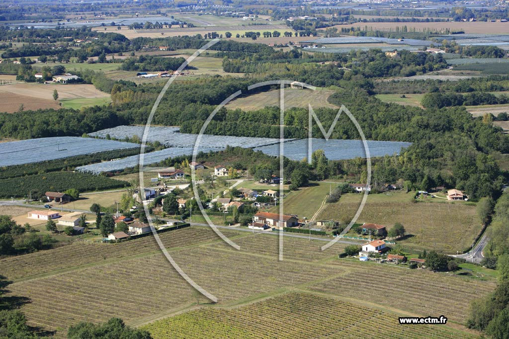 Photo arienne de Labastide Du Temple