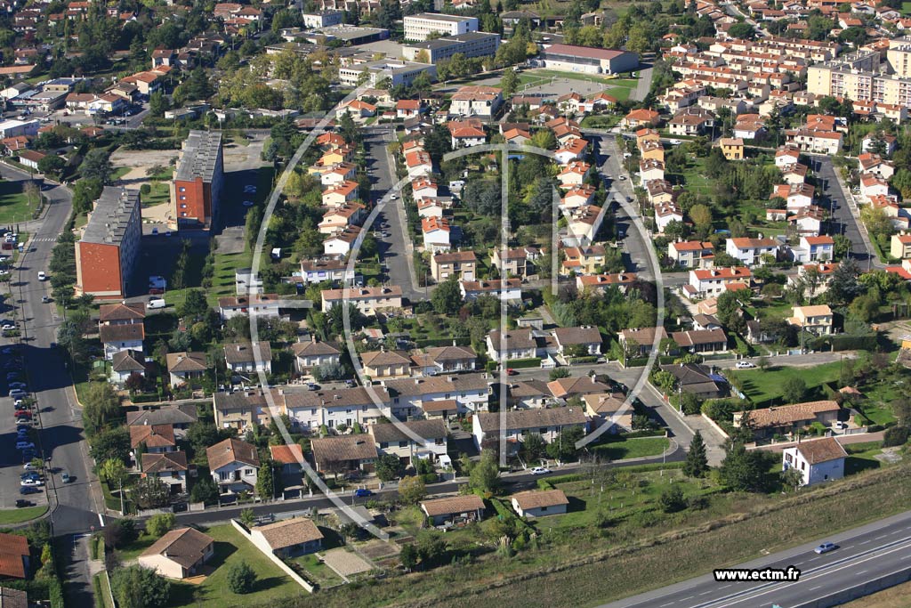 Photo arienne de Montauban  - Cite des Jardins