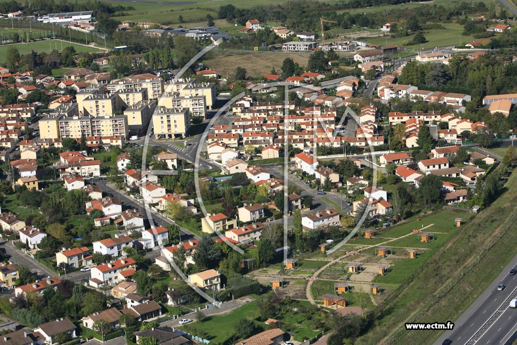 Photo arienne de Montauban  - Cite des Jardins