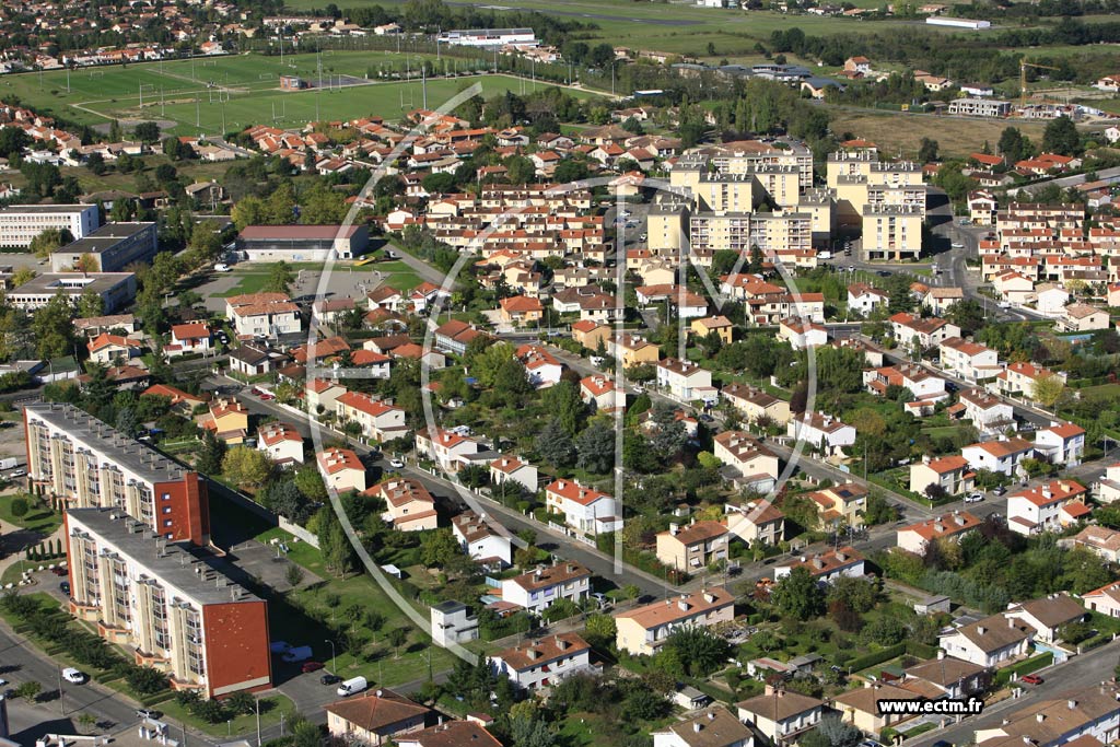 Photo arienne de Montauban  - Cite des Jardins