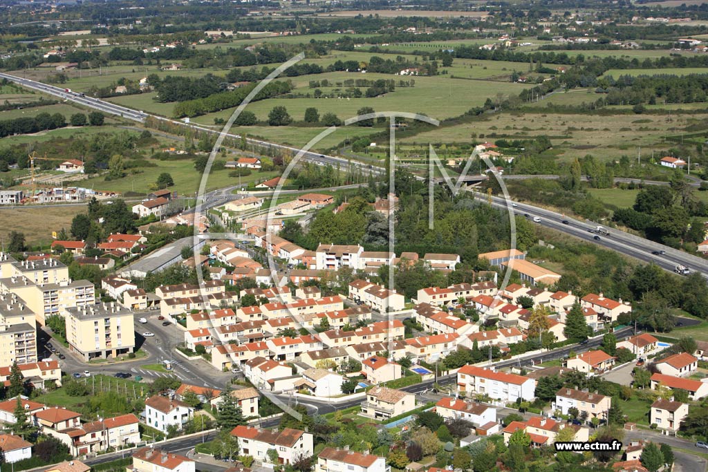Photo arienne de Montauban  - Cite des Jardins