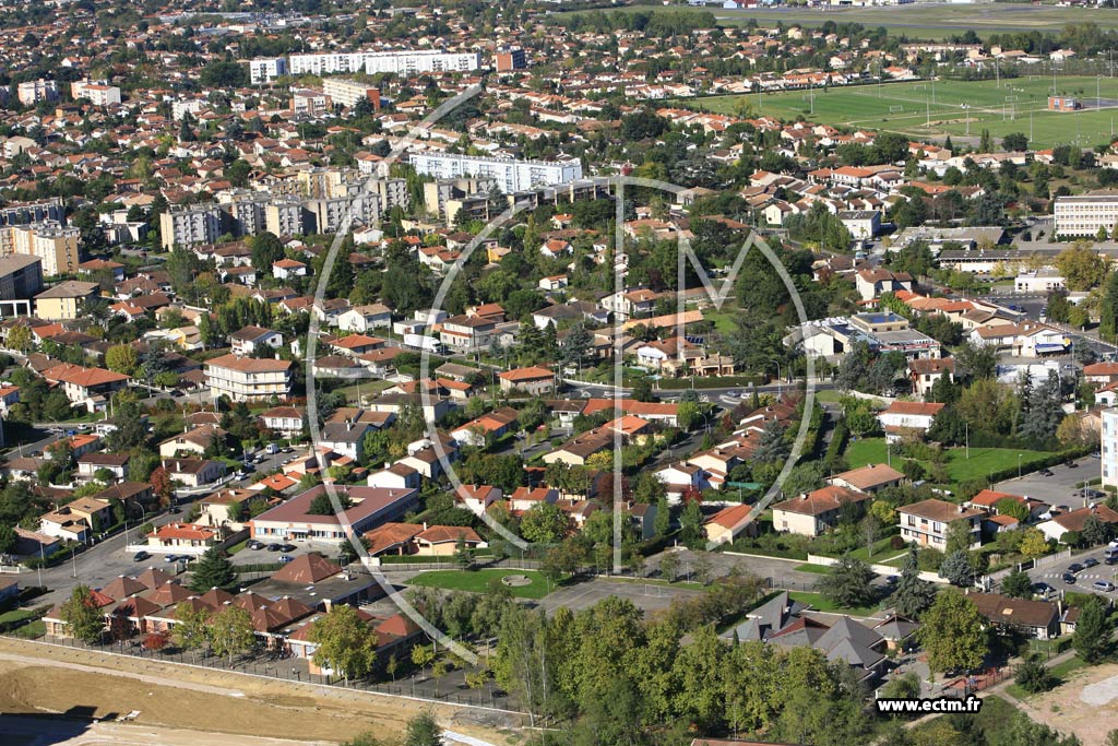 Photo arienne de Montauban  - Cite des Jardins