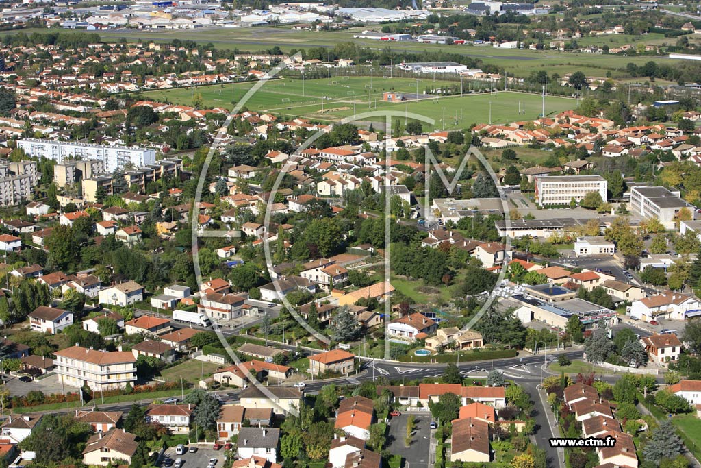Photo arienne de Montauban  - Cite des Jardins