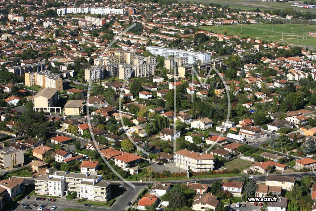 Photo arienne de Montauban  - Cite des Jardins