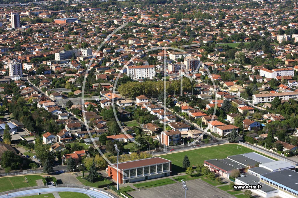 Photo arienne de Montauban  - les Saules