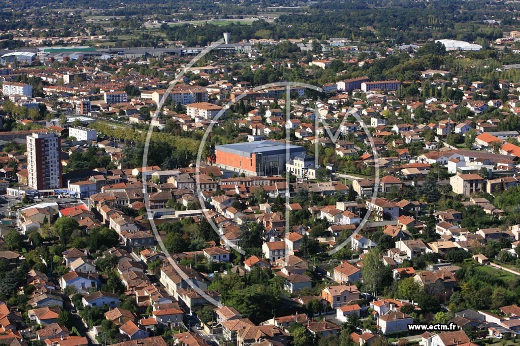 Photo arienne de Montauban  - les Saules