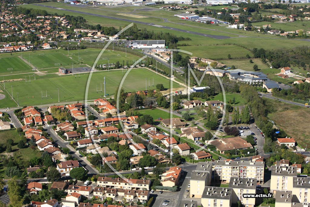 Photo arienne de Montauban  - les Cedres