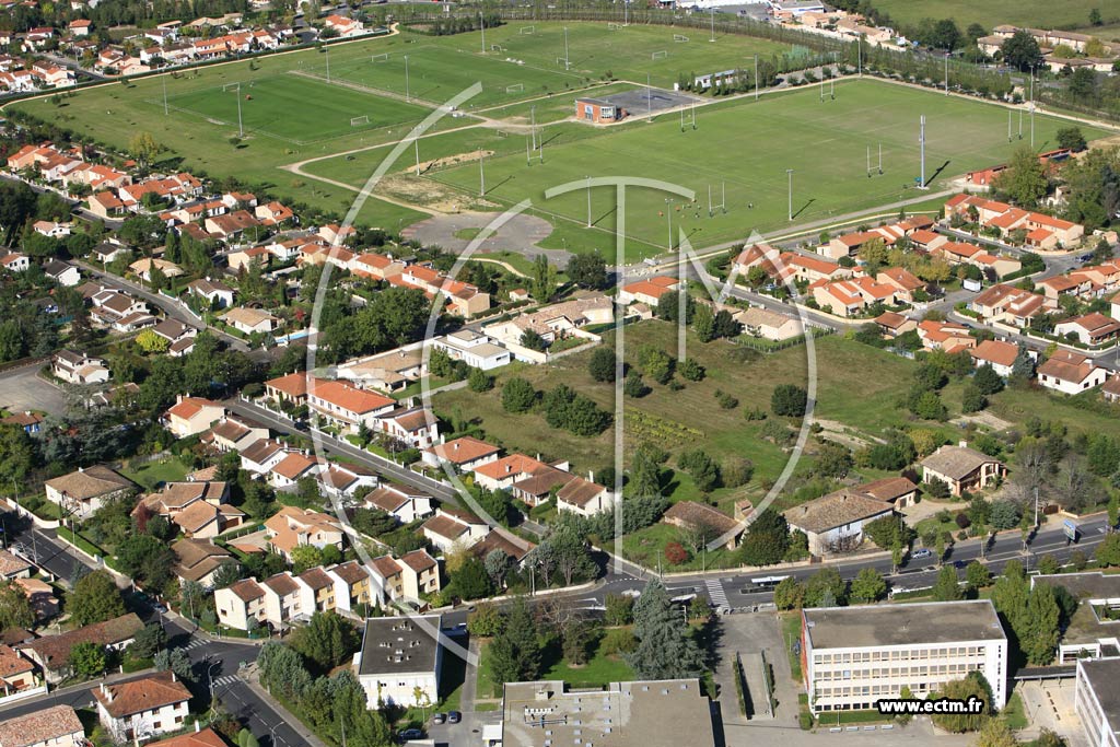 Photo arienne de Montauban  - les Cedres