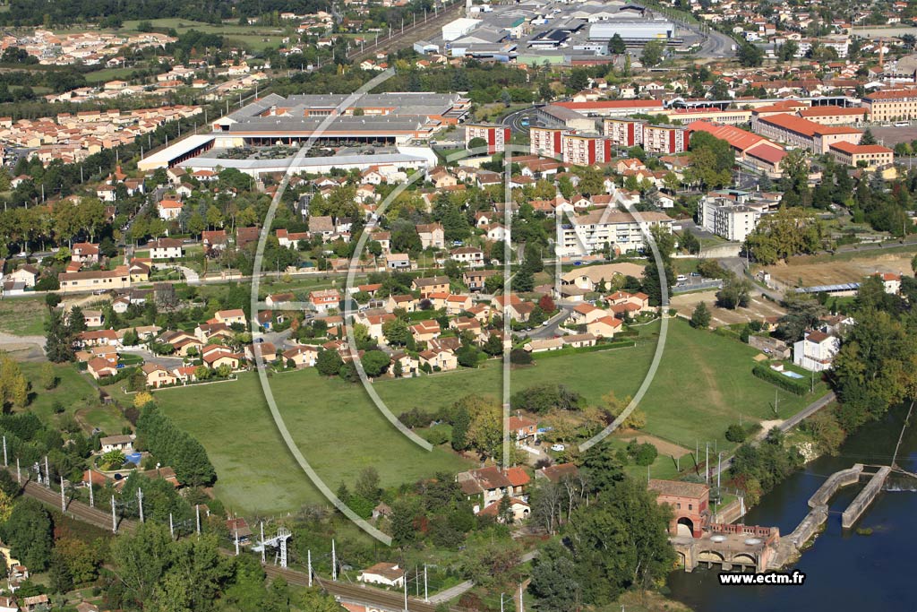 Photo arienne de Montauban  - les Albaredes