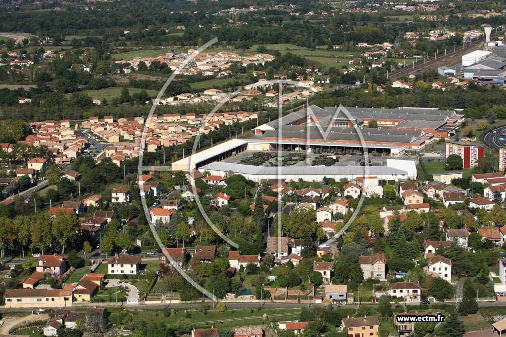 Photo arienne de Montauban  - les Albaredes