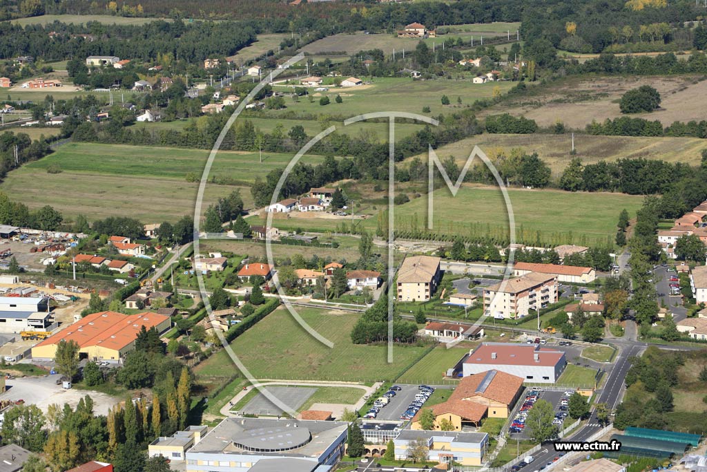 Photo arienne de Montauban  - Pater