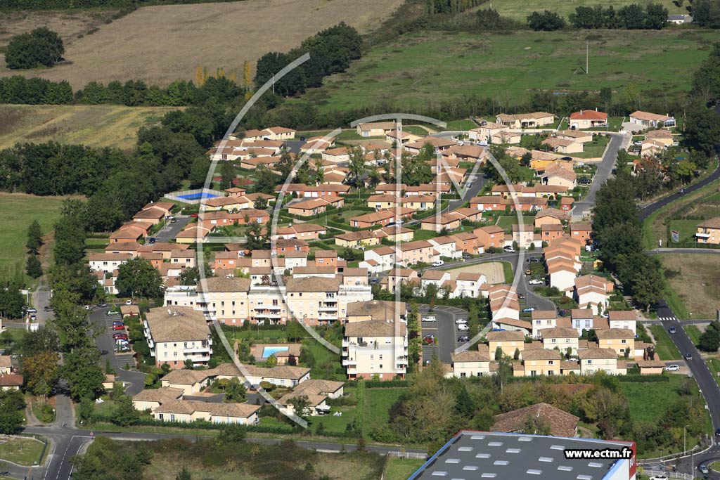 Photo arienne de Montauban  - Pater