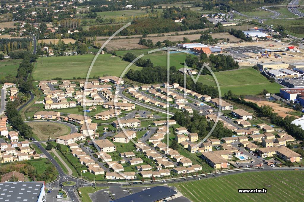 Photo arienne de Montauban  - Pater