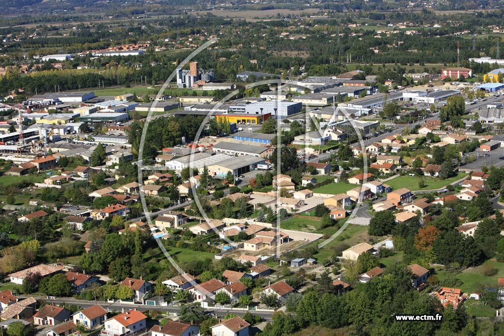 Photo arienne de Montauban  - Pater