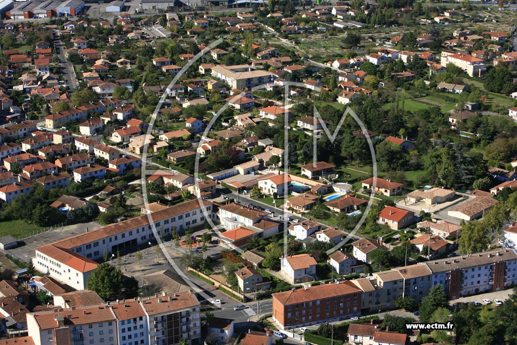 Photo arienne de Montauban  - Plaisance