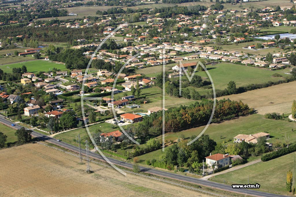 Photo arienne de Montauban  - Bas Pays