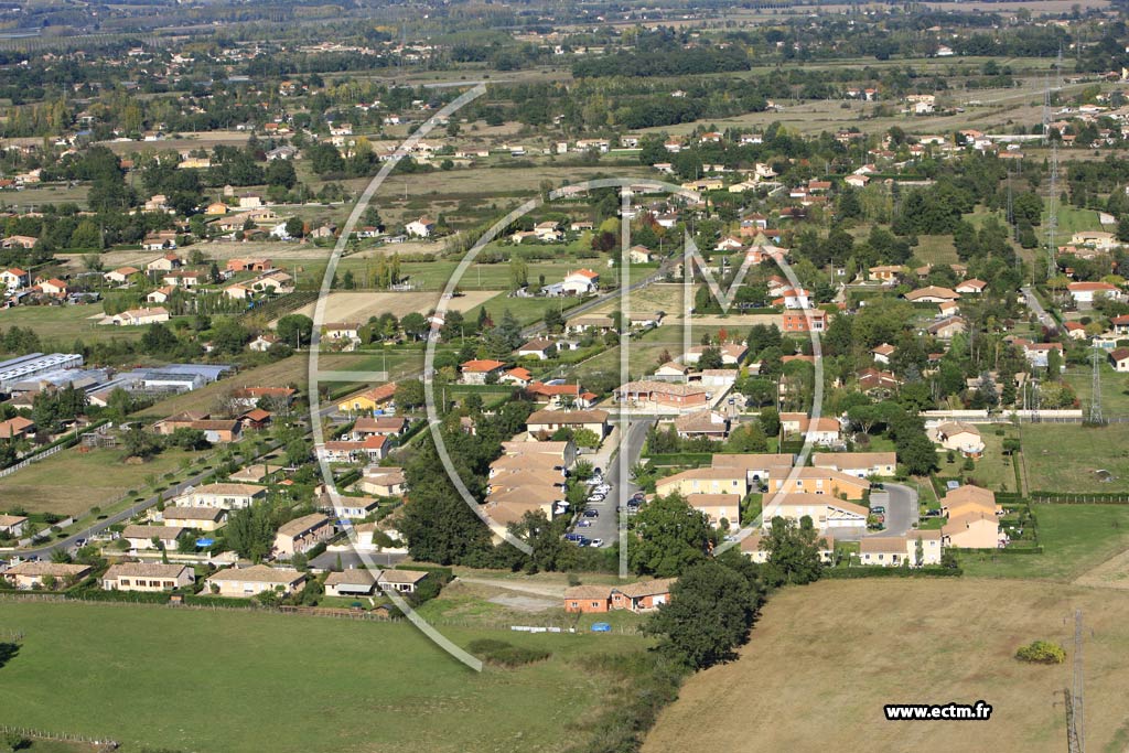 Photo arienne de Montauban  - Bas Pays
