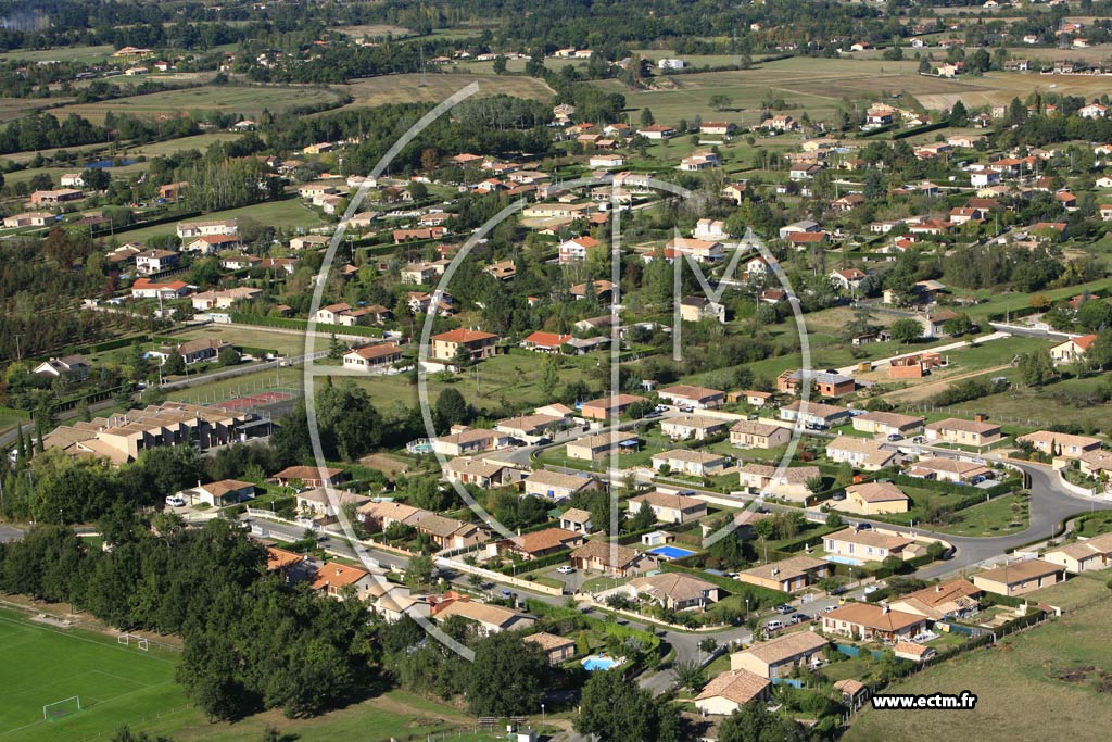 Photo arienne de Montauban  - Bas Pays