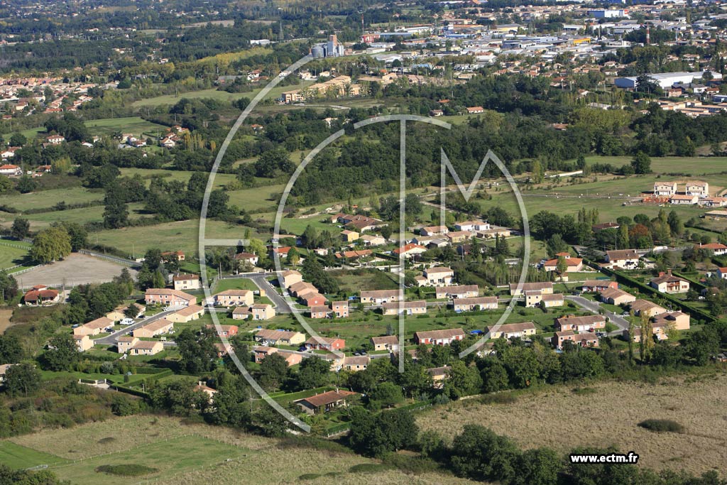 Photo arienne de Montauban  - Bas Pays