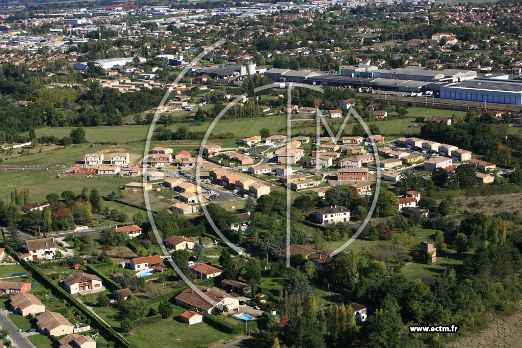 Photo arienne de Montauban  - Bas Pays