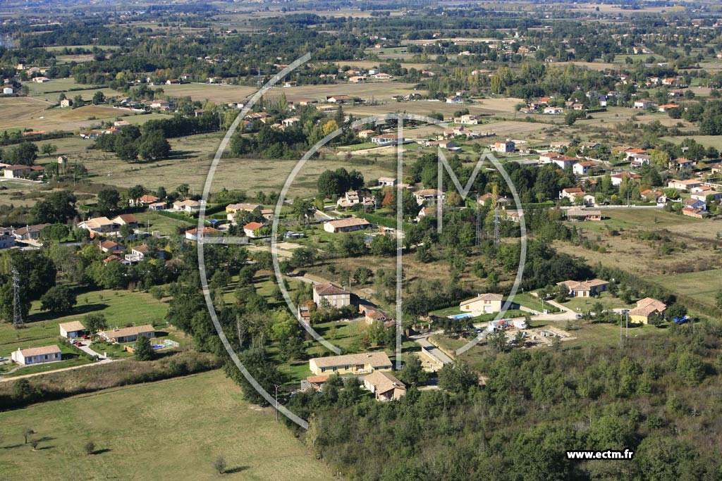 Photo arienne de Montauban  - Bas Pays