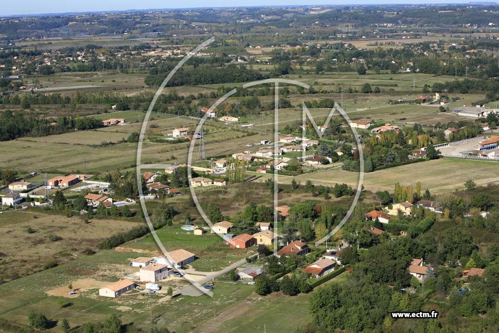 Photo arienne de Montauban  - Bas Pays