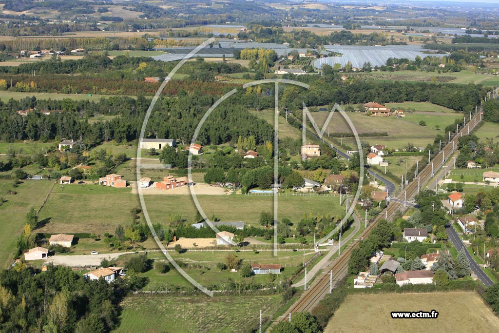 Photo arienne de Montauban  - Birac