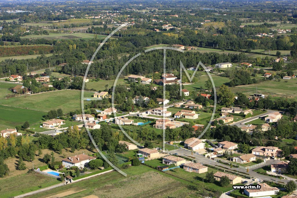 Photo arienne de Montauban  - Birac