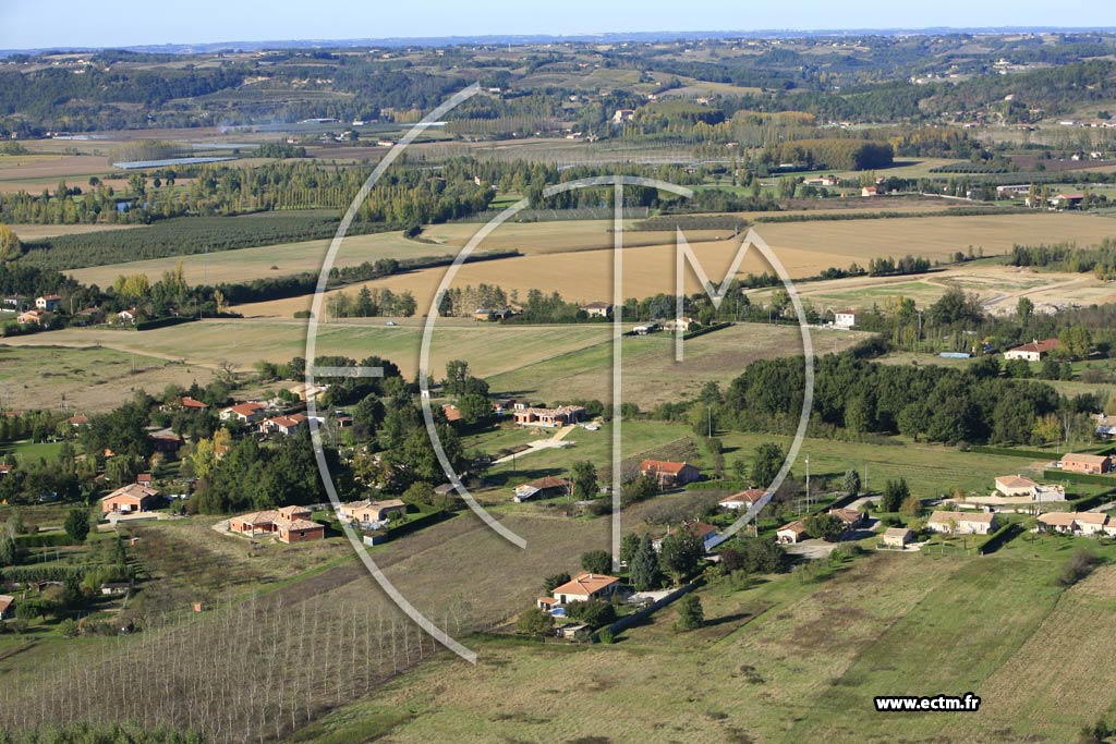 Photo arienne de Montauban  - Falguieres