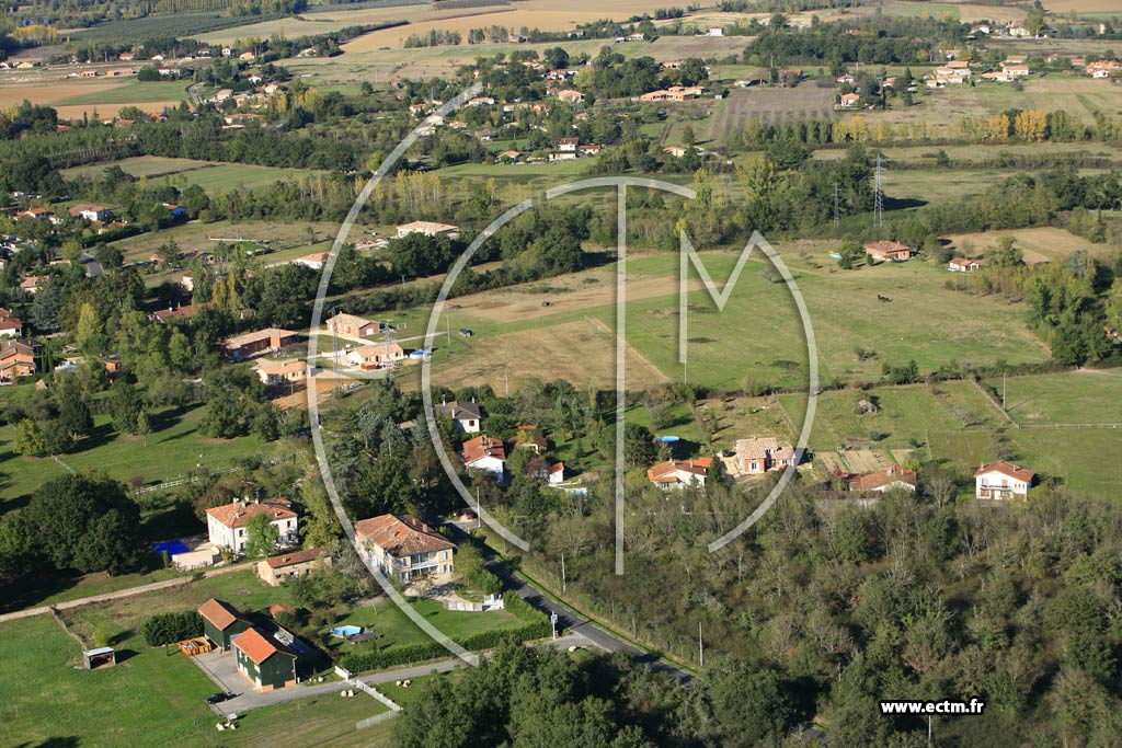 Photo arienne de Montauban  - Falguieres