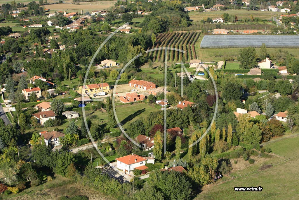 Photo arienne de Montauban  - Falguieres