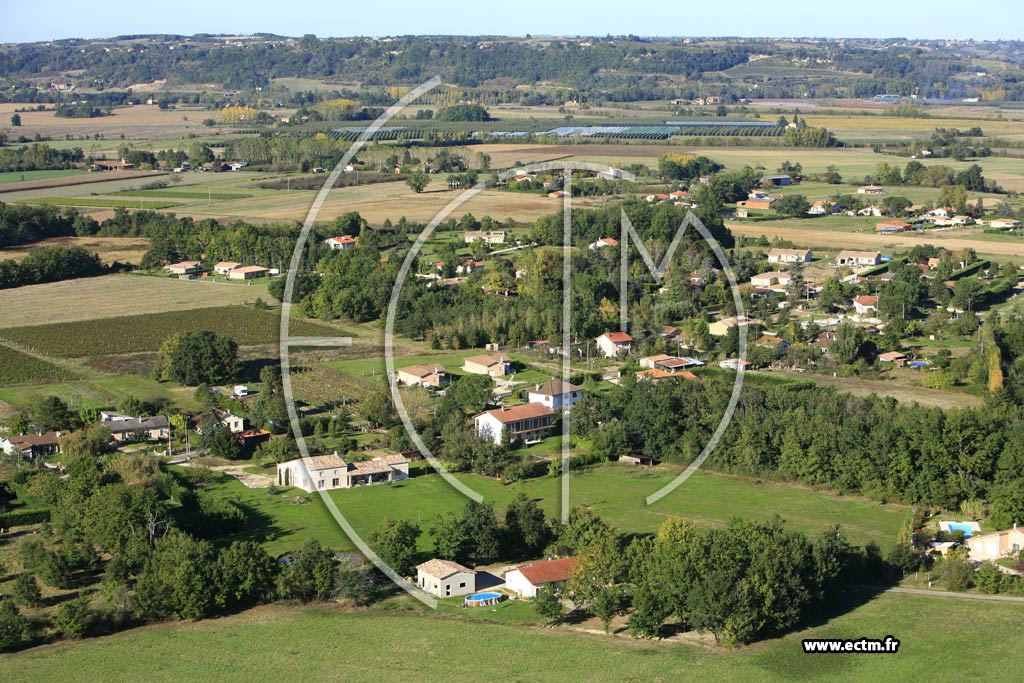 Photo arienne de Montauban  - Falguieres