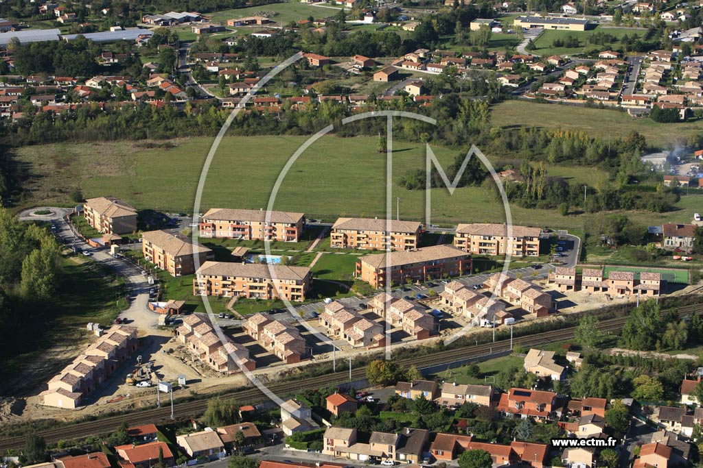 Photo arienne de Montauban  - Peligry
