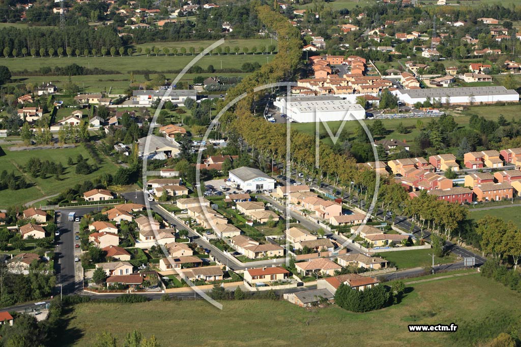 Photo arienne de Montauban  - Peligry