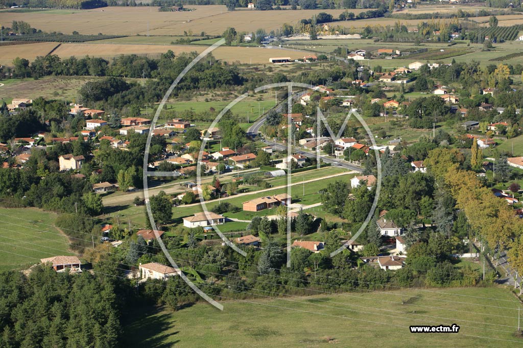 Photo arienne de Montauban  - Rossignol