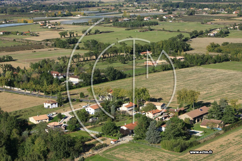 Photo arienne de Montauban  - St Hilaire